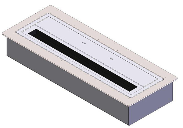 Tопливный блок DP design Elegante 40 см + термоплощадка_0