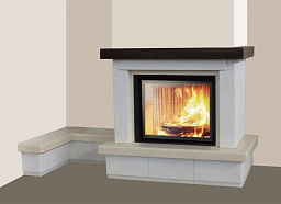 Облицовка Gemma sx, с банкеткой, под Cristal 90 (EdilKamin)